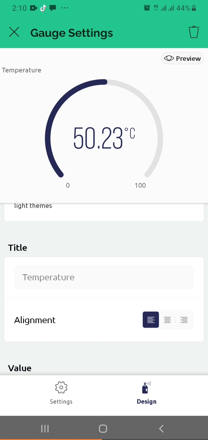 Mobile Dashboard in Blynk IO with ESP32 9