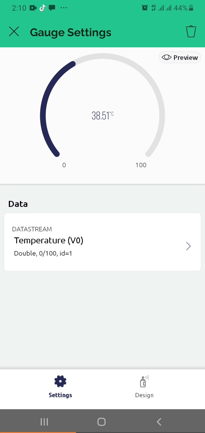 Mobile Dashboard in Blynk IO with ESP32 8