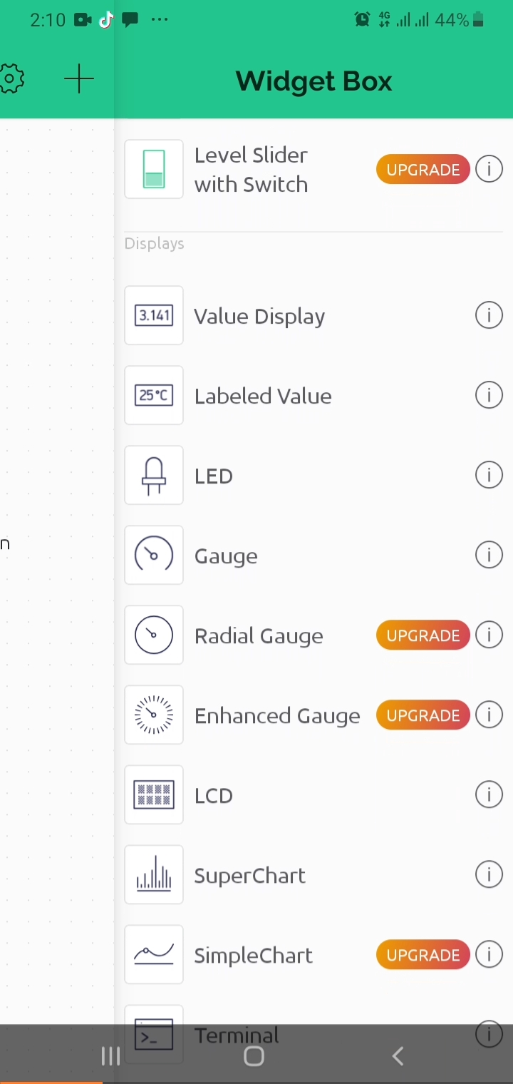 Mobile Dashboard in Blynk IO with ESP32 4