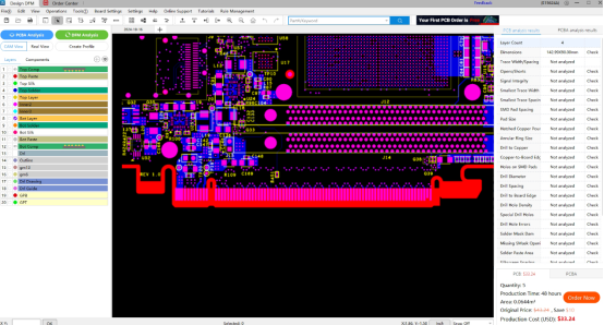 Manufacturability Testing of PCB 