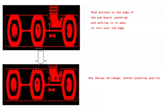 FPC Side button retraction design