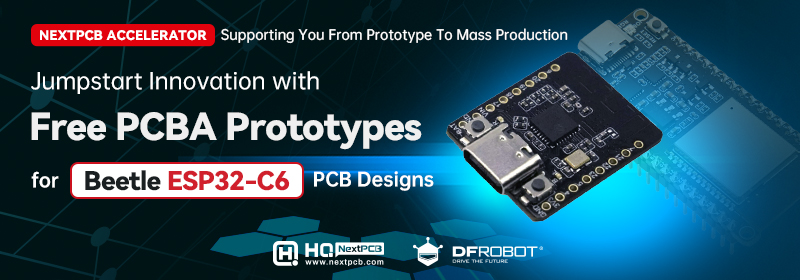 Free PCBA prototype for Beetle ESP32-C6