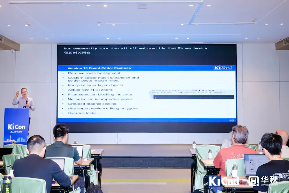 KiCon Asia 2025 - KiCad 10 PCB board editor updates and new features
