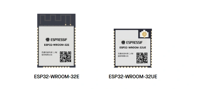 ESP32-WROOM-32E & ESP32-WROOM-32UE
